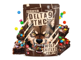 Canapuff THC Brownie Wolf Skittles Power – Delta 9 THC