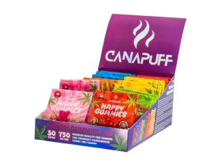 Canapuff 150mg CBD Gummies Box 30 sáčků 5 ks