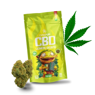 CBD Květy Lemon Gelato 69% – Canapuff 1g