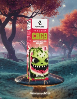 Canapuff – CBG9 Jednorázová Vape 1ml Watermelon Mojito