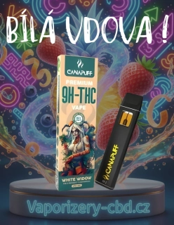 Canapuff White Widow 95 % – 9H-THC – Jednorázovka 1 ml