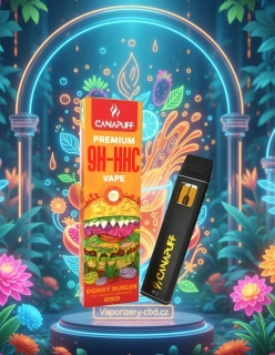 Canapuff Donny Burger 95 % – 9H-HHC – Jednorázovka 1 ml