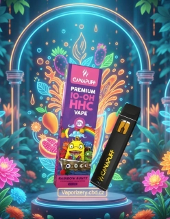 Canapuff Rainbow Runtz 95 % – 9H-HHC – Jednorázovka 1 ml | Canapuff