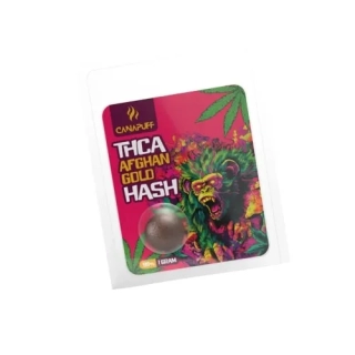 Canapuff THC-A Hash Afghan Gold 99 % 1 g