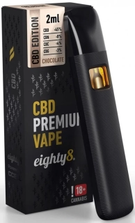 Eighty8 CBD Vape Pen Premium Chocolate, 45 % CBD, 2 ml