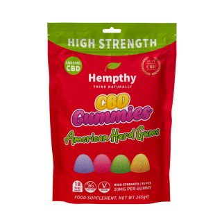 Hempthy CBD American Hard Gums Gummies 1000 mg 