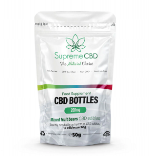 SupremeCBD bonbóny Lahvičky 200 mg 