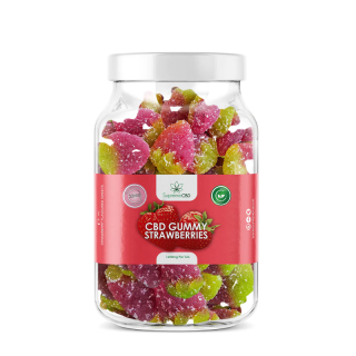 SupremeCBD bonbóny Jahody 1600 mg 