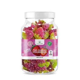 SupremeCBD bonbóny Jahody 4800 mg 