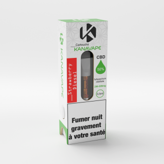 Kanavape Strawberry Diesel Cartridge 50% CBD