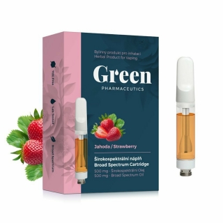 Green Pharmaceutics cartridge Jahoda 500 mg CBD